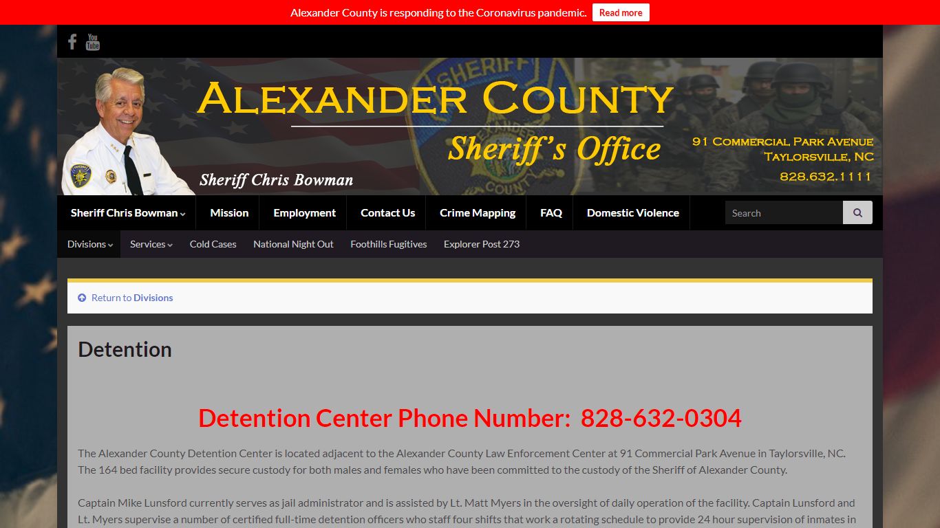 Detention – Alexander County Sheriff's Office